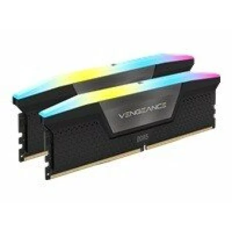 Memorie RAM Corsair Vengeance RGB 32GB (2x16GB), DDR5, 6400MHz, CL32,  CMH32GX5M2B6400C32