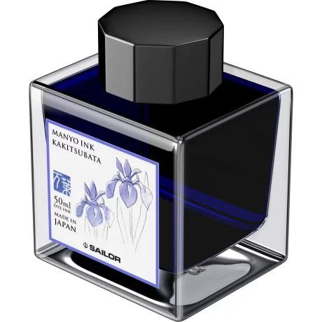 Calimara Sailor cerneala Manyo  KAKITSUBATA Blue 50 ml