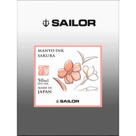 Calimara Sailor cerneala Manyo SAKURA Pink 50 ml
