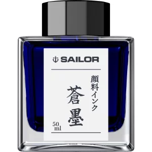 Calimara Sailor cerneala pigment Souboku Blue black  50 ml