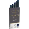 Set 5 Cartuse Large Size Proprietar Parker Quink Blue Black