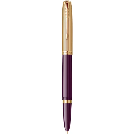 Stilou 18k Nib Parker 51 Royal DeLuxe Plum GT