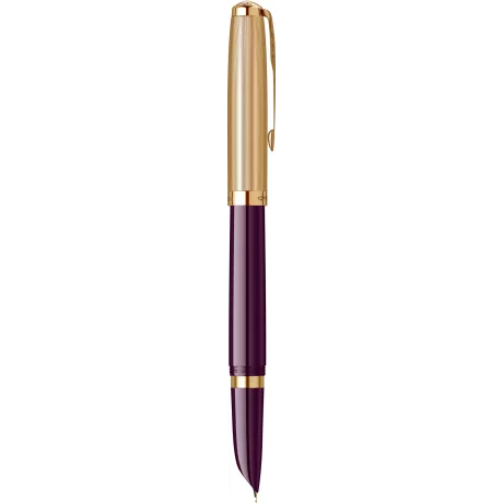 Stilou 18k Nib Parker 51 Royal DeLuxe Plum GT