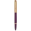 Stilou 18k Nib Parker 51 Royal DeLuxe Plum GT