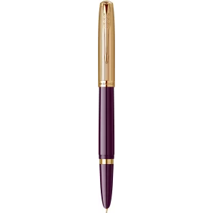 Stilou 18k Nib Parker 51 Royal DeLuxe Plum GT