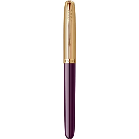 Stilou 18k Nib Parker 51 Royal DeLuxe Plum GT