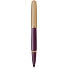 Stilou 18k Nib Parker 51 Royal DeLuxe Plum GT