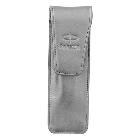 Etui Piele Parker Economic Gri deschis