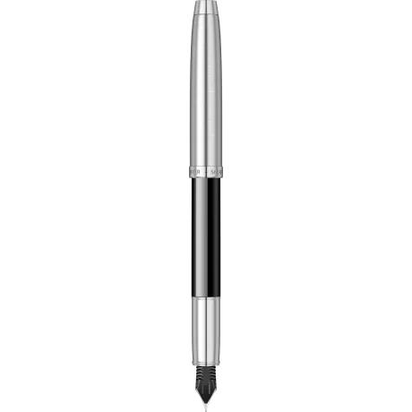 Glossy Black &amp; Brushed Chrome NT Stilou