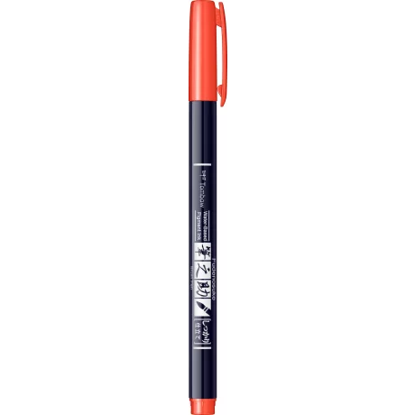 Hard Small Writing Marker Caligrafic / Orange