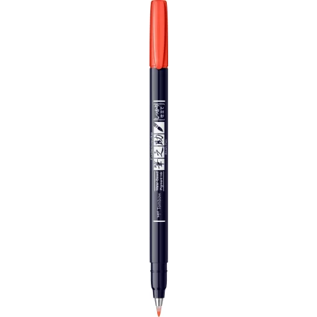 Hard Small Writing Marker Caligrafic / Orange