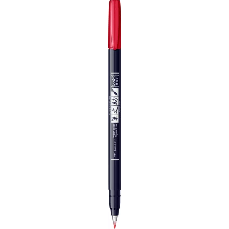Hard Small Writing Marker Caligrafic / Red
