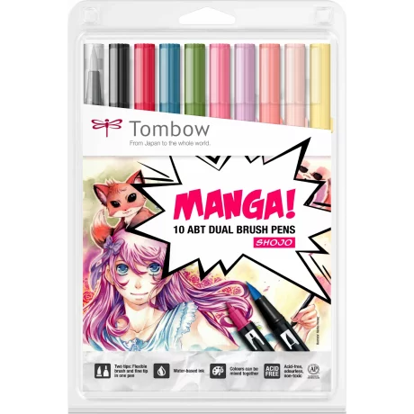 Manga Shojo / Set 10 Culori