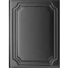 Mapa Piele cu Blocnotes A4 Princ Leather Luxury 937 Model R Black - Cream Graph - 90 pagini 80 g/mp
