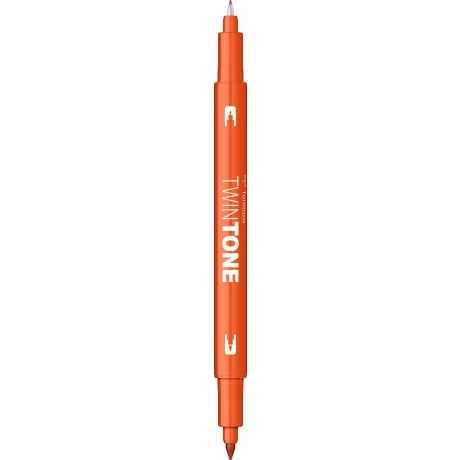 Marker 2 capete TwinTone, charrot orange