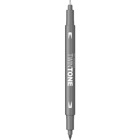 Marker 2 capete TwinTone, grey
