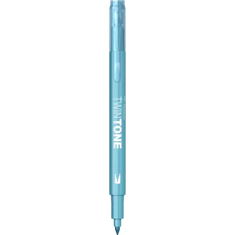 Marker 2 capete TwinTone, light blue