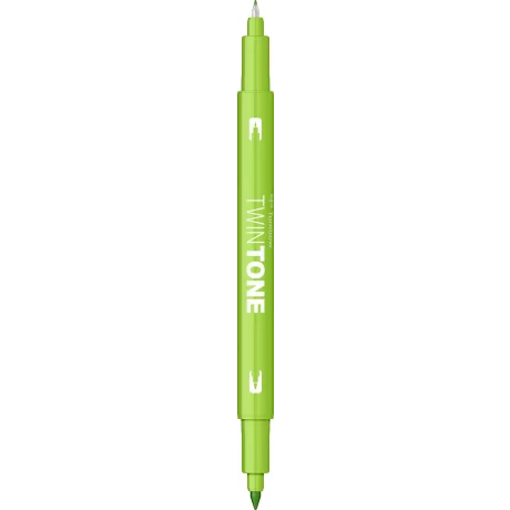 Marker 2 capete TwinTone, lime green