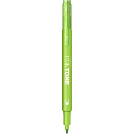 Marker 2 capete TwinTone, lime green