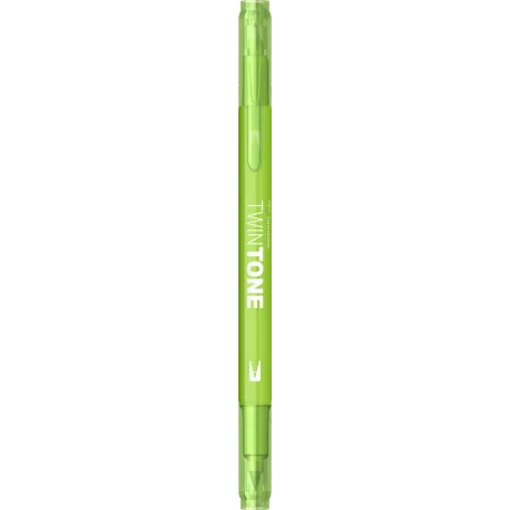 Marker 2 capete TwinTone, lime green