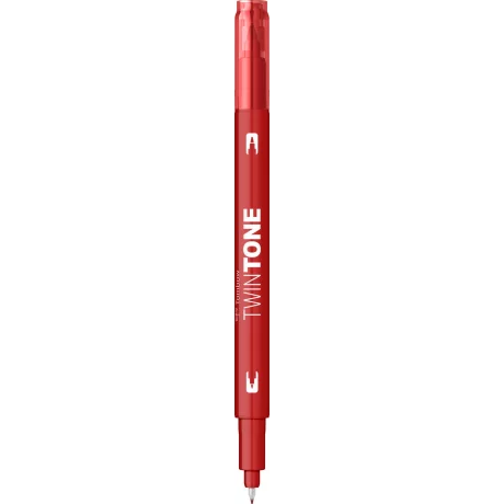 Marker 2 capete TwinTone, strawberry red