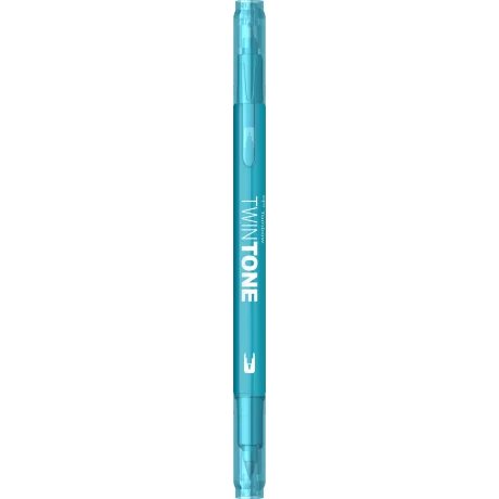 Marker 2 capete TwinTone, turquoise blue