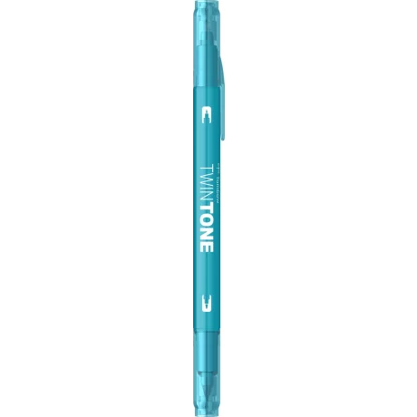Marker 2 capete TwinTone, turquoise blue