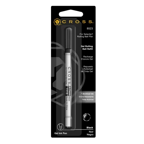 Mina roller Jumbo Gel Black - Mediu