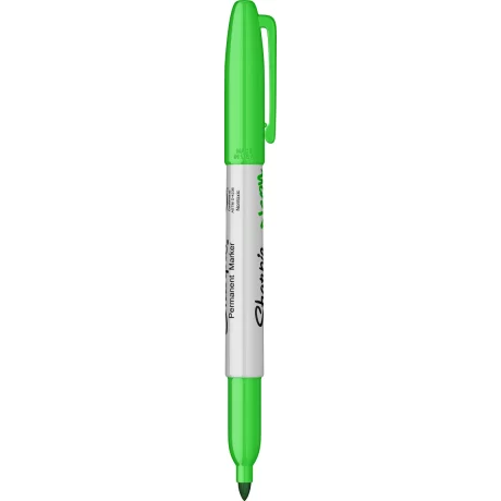 Neon Green Marker Permanent