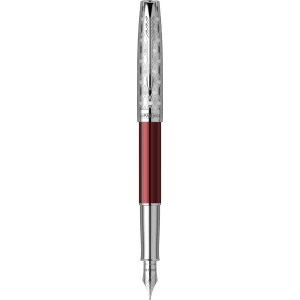 Stilou 18k Nib Parker Sonnet Royal Metal &amp; Red PDT