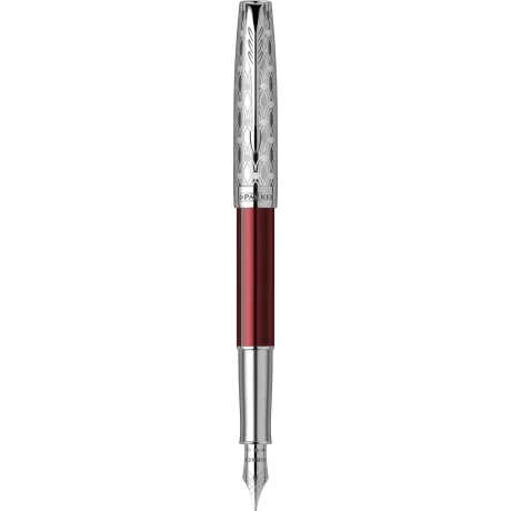 Stilou 18k Nib Parker Sonnet Royal Metal &amp; Red PDT