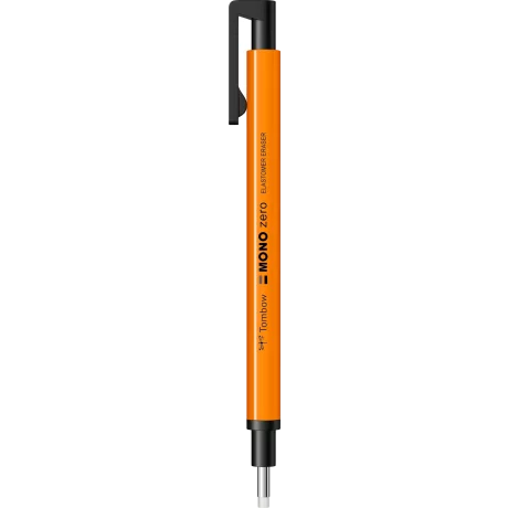 Radiera tip creion varf rotund Neon Orange