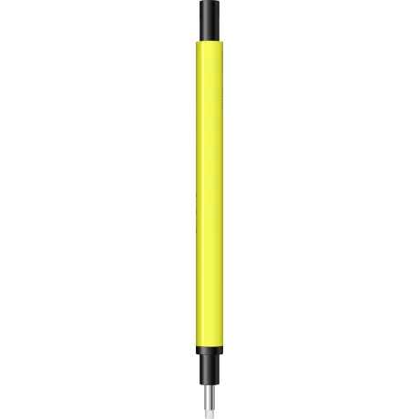Radiera tip creion varf rotund Neon Yellow