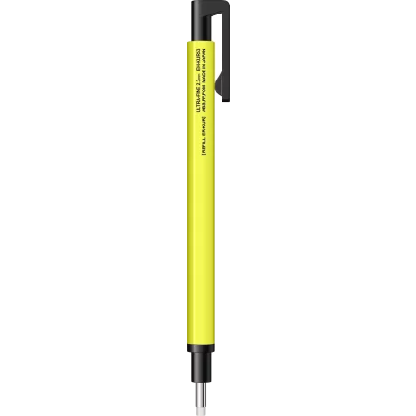 Radiera tip creion varf rotund Neon Yellow