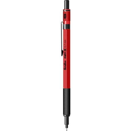 Creion Mecanic 0.7 Scrikss Matri-X Rosu BT