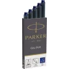 Set 5 Cartuse Large Size Parker Quink Blue