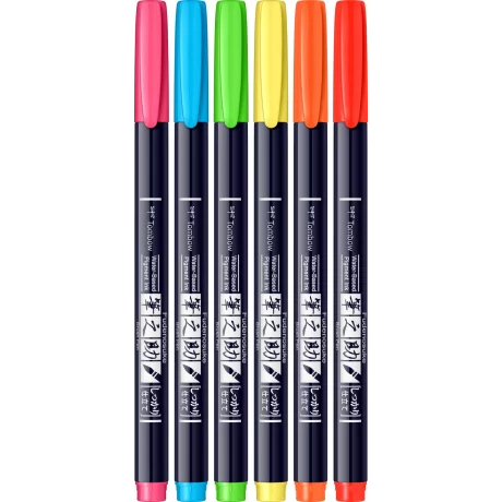 Set 6 Fudenosuke neon