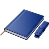Set Agenda Piele B5 + Pouch Pen - Blue