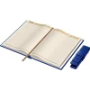 Set Agenda Piele B5 + Pouch Pen - Blue