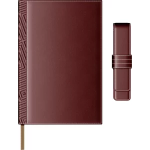 Set Agenda Piele B5 + Pouch Pen - Bordeaux