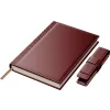 Set Agenda Piele B5 + Pouch Pen - Bordeaux