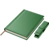 Set Agenda Piele B5 + Pouch Pen - Green