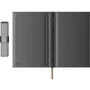 Set Agenda Piele B5 + Pouch Pen - Grey