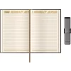Set Agenda Piele B5 + Pouch Pen - Grey