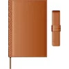 Set Agenda Piele B5 + Pouch Pen - Orange