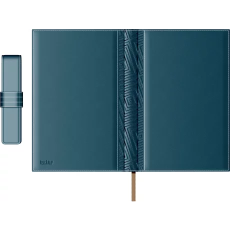 Set Agenda Piele B5 + Pouch Pen - Petrol