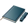 Set Agenda Piele B5 + Pouch Pen - Petrol