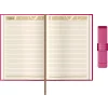 Set Agenda Piele B5 + Pouch Pen - Pink