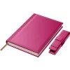 Set Agenda Piele B5 + Pouch Pen - Pink