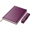 Set Agenda Piele B5 + Pouch Pen - Purple